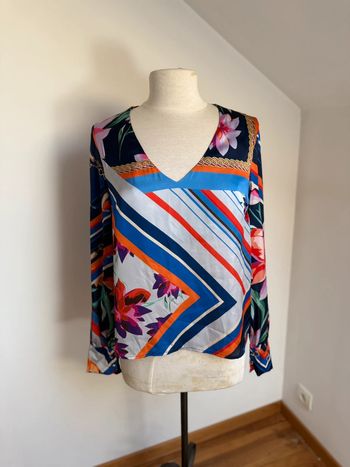 Superbe blouse fluide colorée Morgan 🌸 L 40