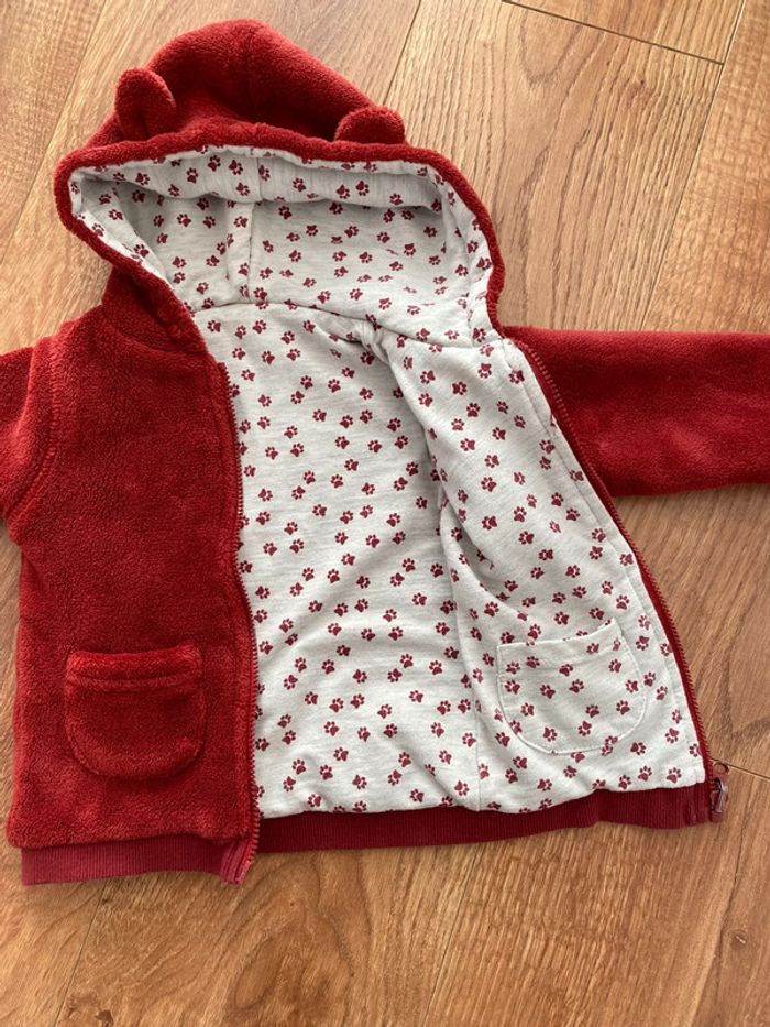 Veste 6 mois réversible