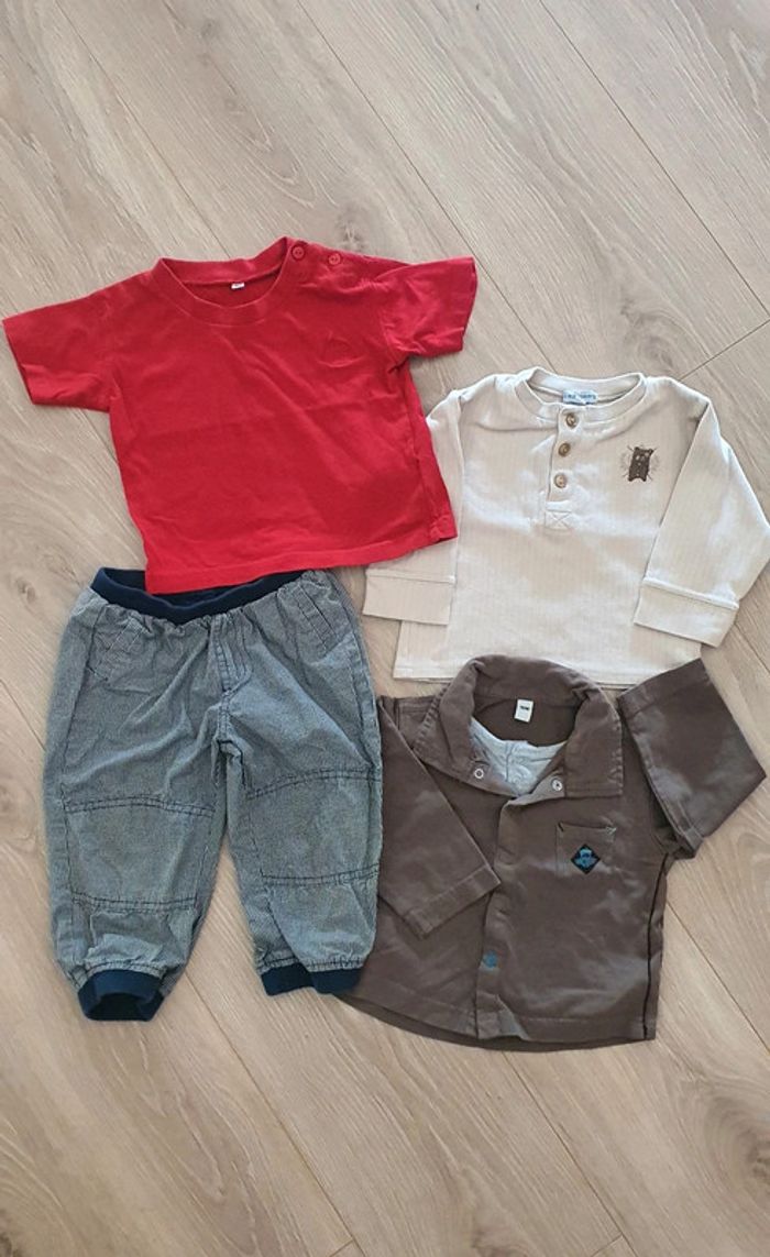 Lot été, 100% coton. 18mois