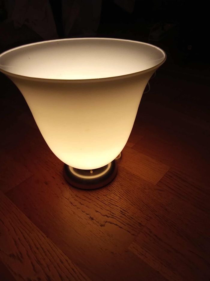 Lampe tulipe art déco