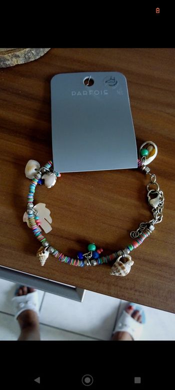 Joli bracelet de cheville coquillage neuf Parfois