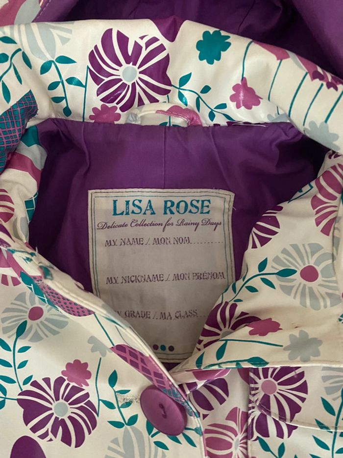 Imperméable Lisa Rose taille 3 ans - photo numéro 3