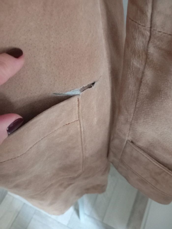 Manteau cuir mango - photo numéro 4