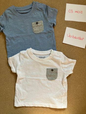 Lot deux t-shirt Verbaudet