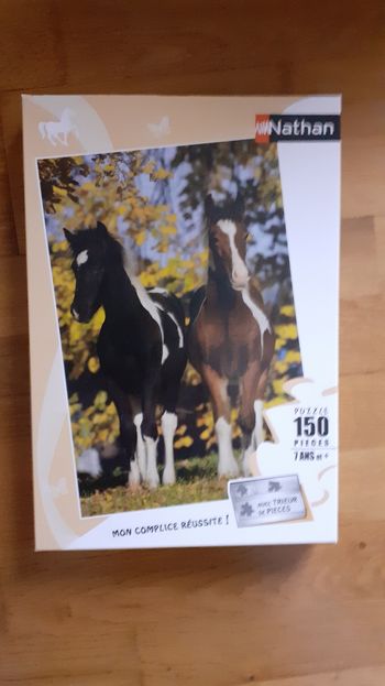 1 puzzle de chevaux