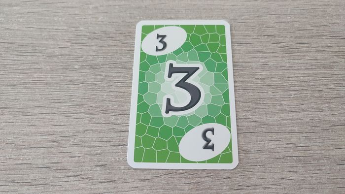 Carte numéro n°3 pièce détachée Skyjo jeu de société #E15