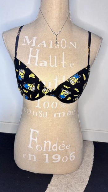 🎀 soutien gorge noir minions 85 c #undiz