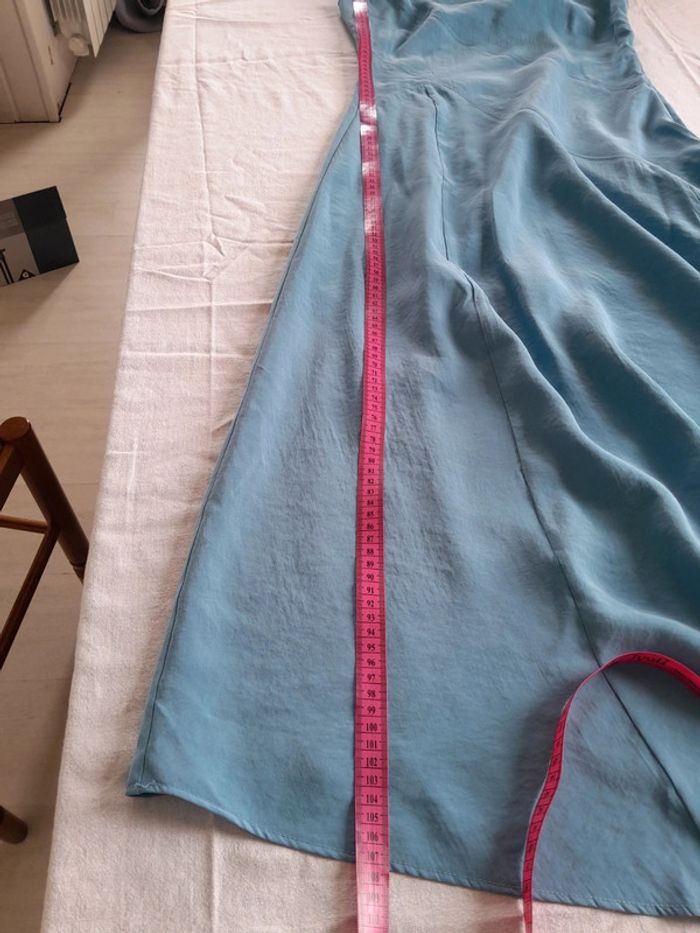 Jolie robe longue évasée bretelles 85% modal Asos Design - photo numéro 10
