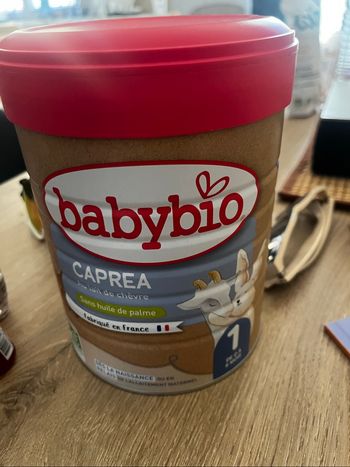 Lait Babybio caprea