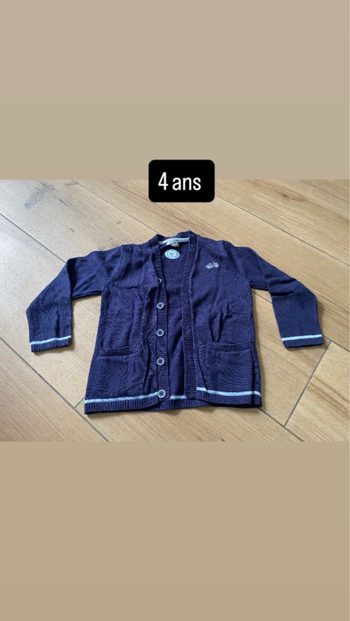 Gilet cérémonie petit garçon sergent major 4 ans