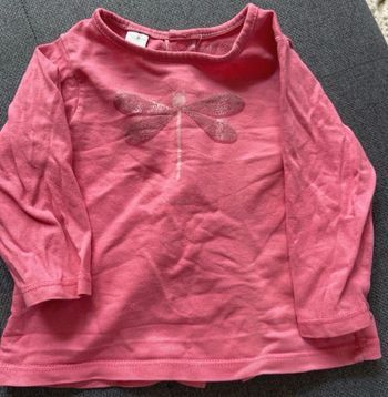 Teeshirt à manche longue libellule 