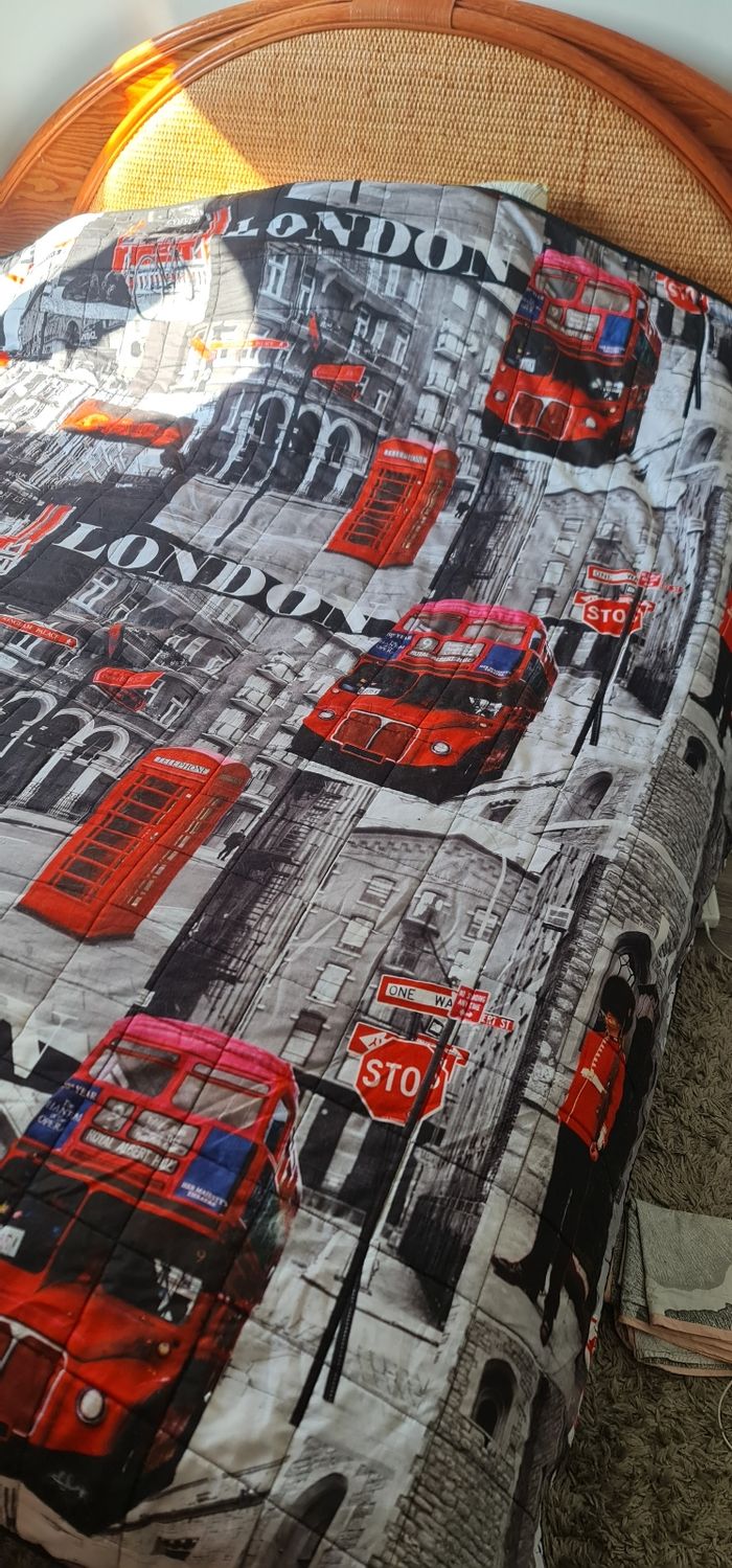 Jeté de lit couverture London 215x218 cm - photo numéro 2