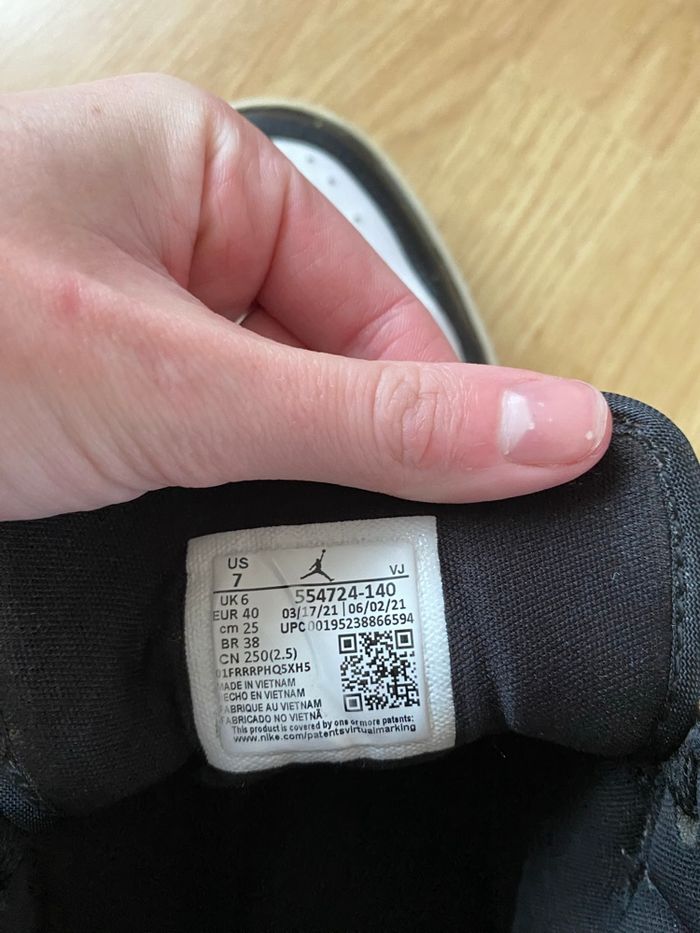 Nike air Jordan 1 mid White/ racer blue black - photo numéro 8