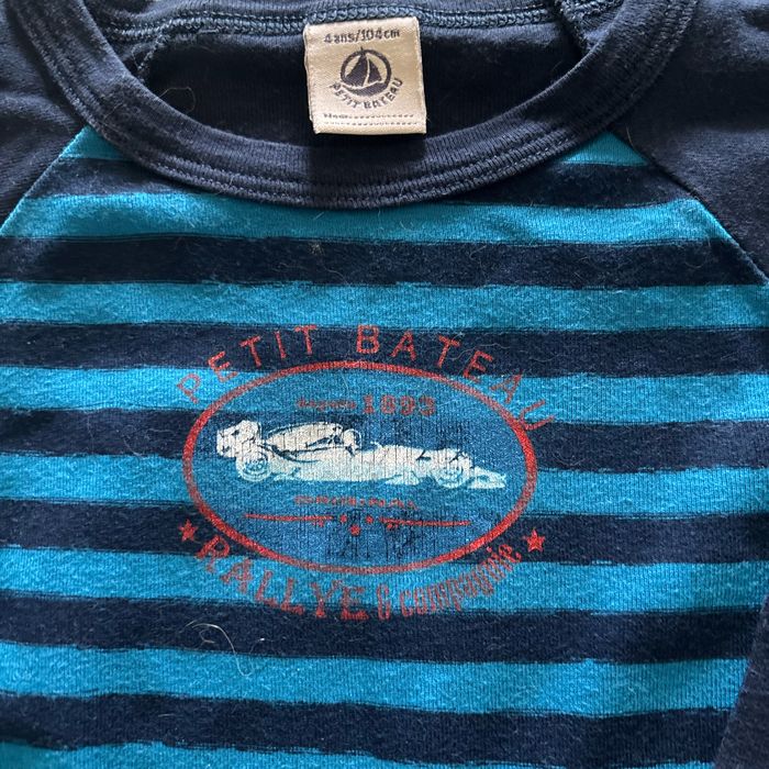 Vends tee shirt manches longues petit bateau 4 ans très bon état - photo numéro 2