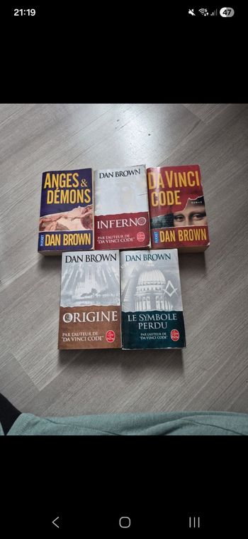 Lot livres dan Brown
