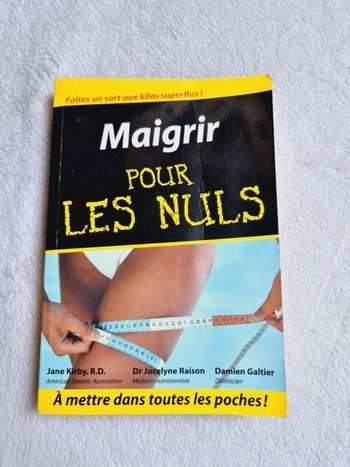 Livre maigrir pour les nuls.