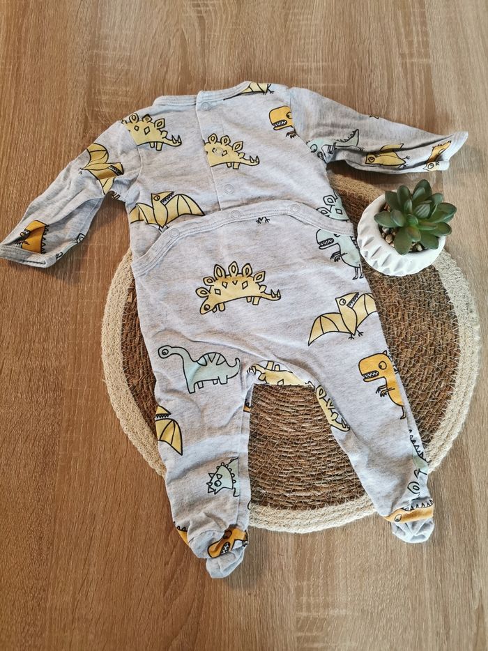 Pyjama léger Dino 3 mois - photo numéro 3
