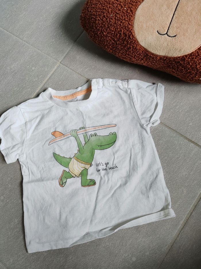 T-shirt crocodile 12m