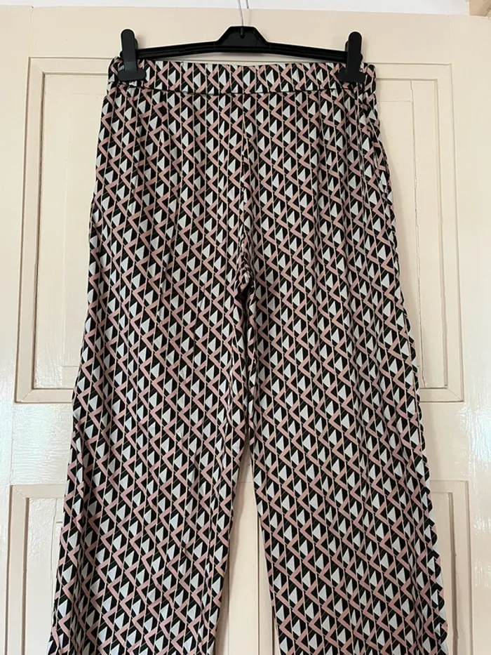 Pantalon large à motifs mango - photo numéro 6