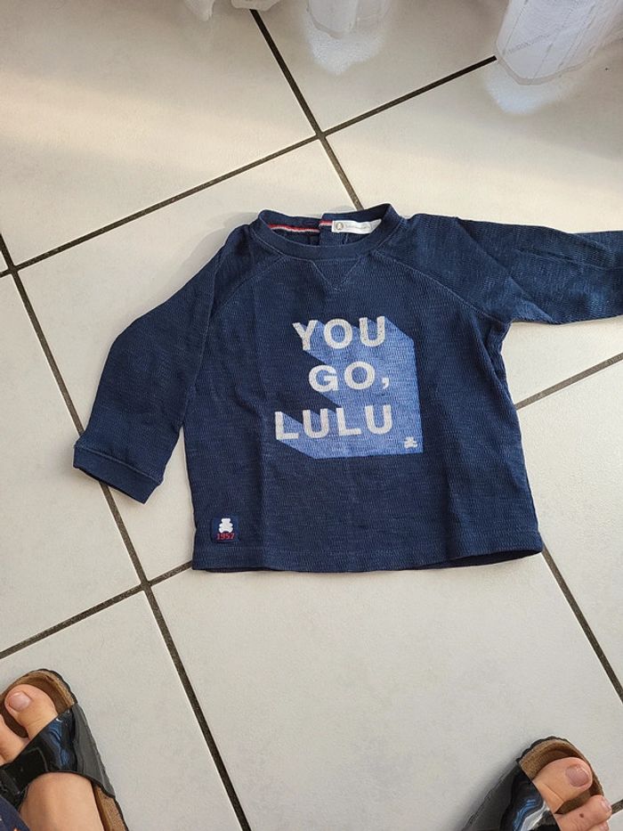 Tshirt manches longues lulu castagnette 18 mois