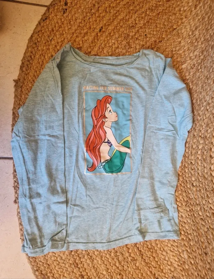 Jolie pyjama ariel la petite sirène fille disney 6 ans - photo numéro 2