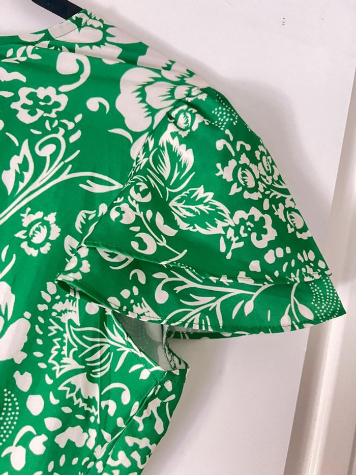 Robe imprimée fleurs taille L - photo numéro 4