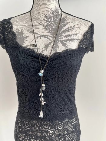 Sautoir fantaisie Fleurs