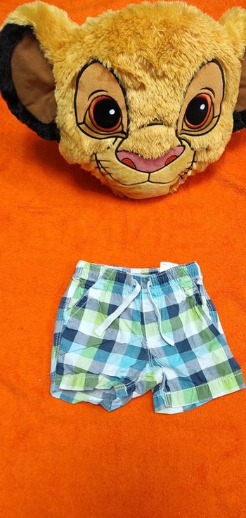 Short à carreaux H&M 6-9 mois 74 cm