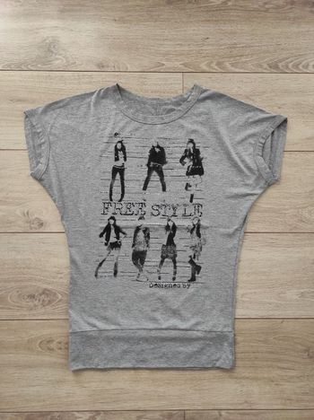 Tee-shirt manches courtes avec strass taille 38 M