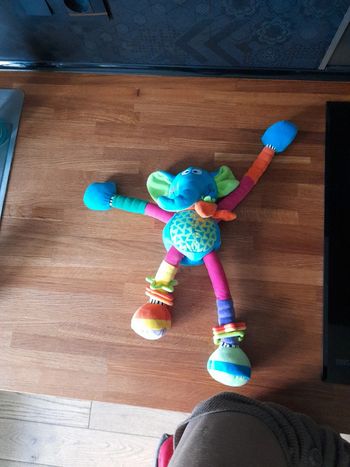 Peluche elephant multicolore