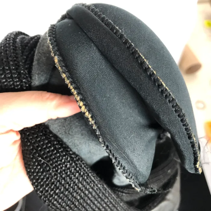 Haut manches longues noir vintage cuir et daim bon état taille 44 à voir ! - photo numéro 9