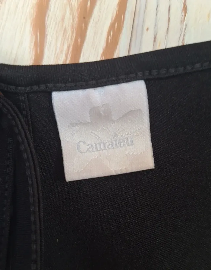 Tunique noire taille S/1 en très bon état "camaïeu" - photo numéro 3