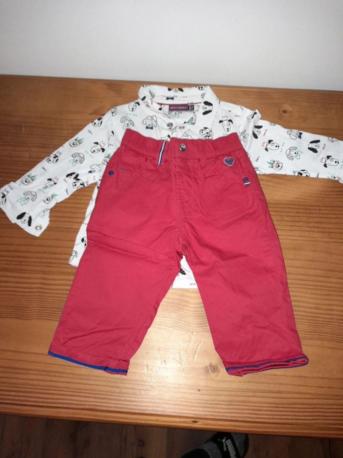 ensemble Sergent Major 9mois pantalon et chemise - photo numéro 6