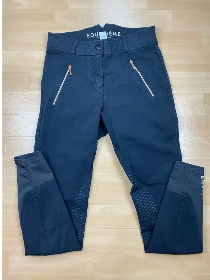 Pantalon Equithème noir – Très bon état – Taille 34 - photo numéro 5