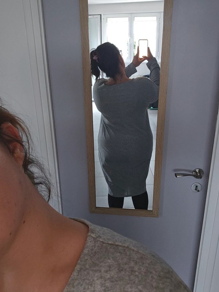 Pull long gris - photo numéro 2