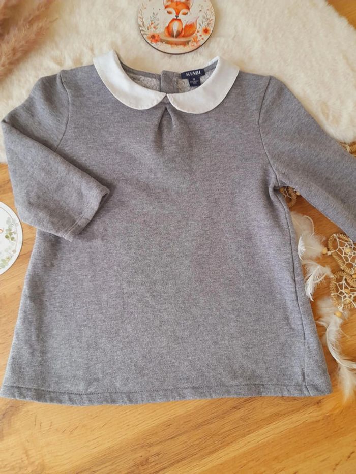 Robe manches longues avec col 18 mois Kiabi - photo numéro 2