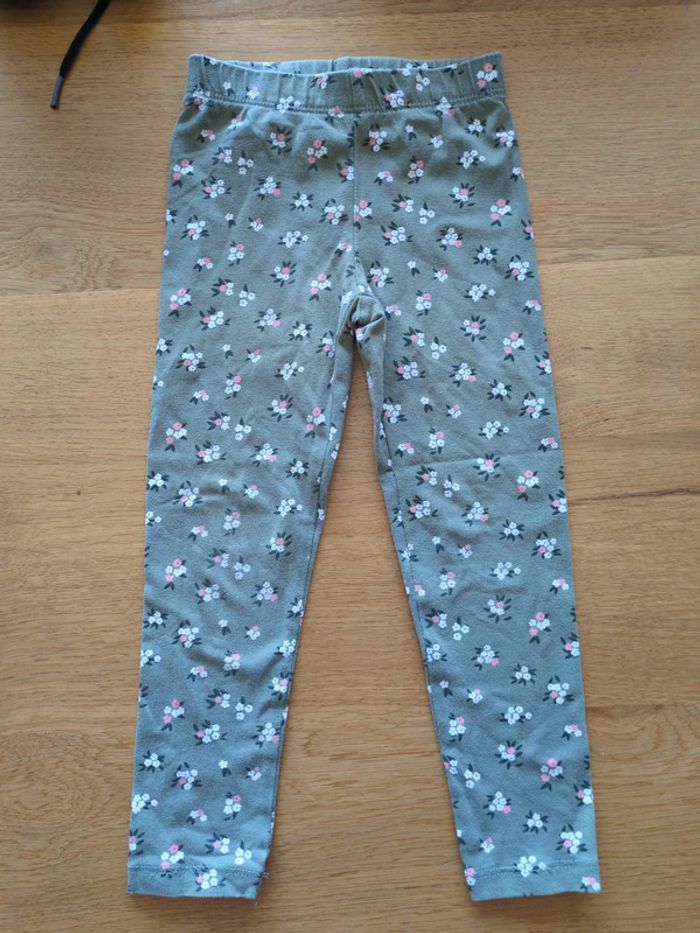 Legging fleuri 4 ans