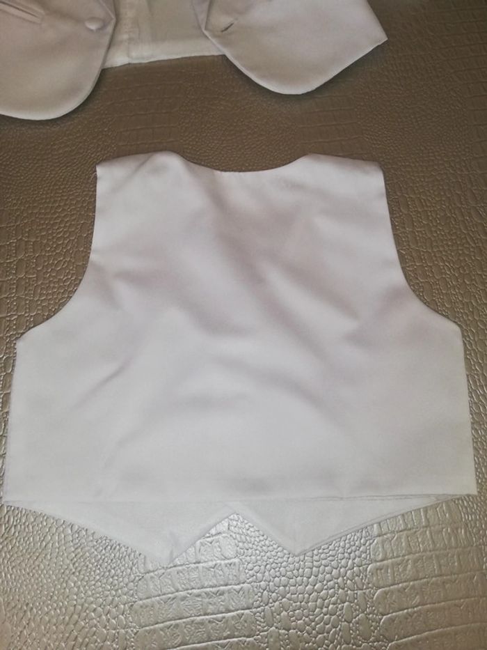 Costume 3 pièce blanc - photo numéro 7