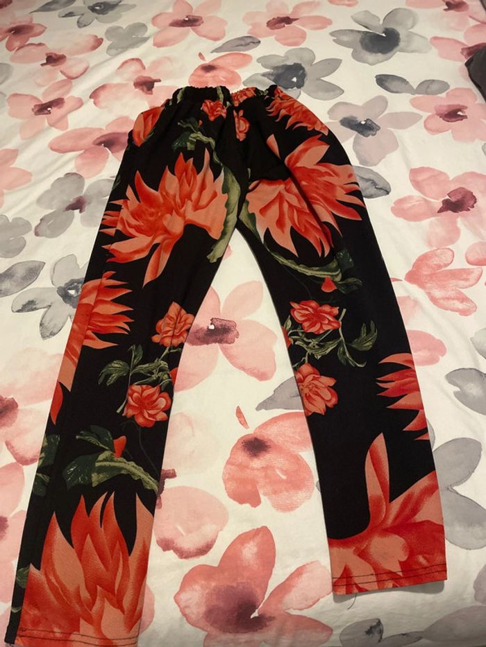 Pantalon à fleures - photo numéro 2