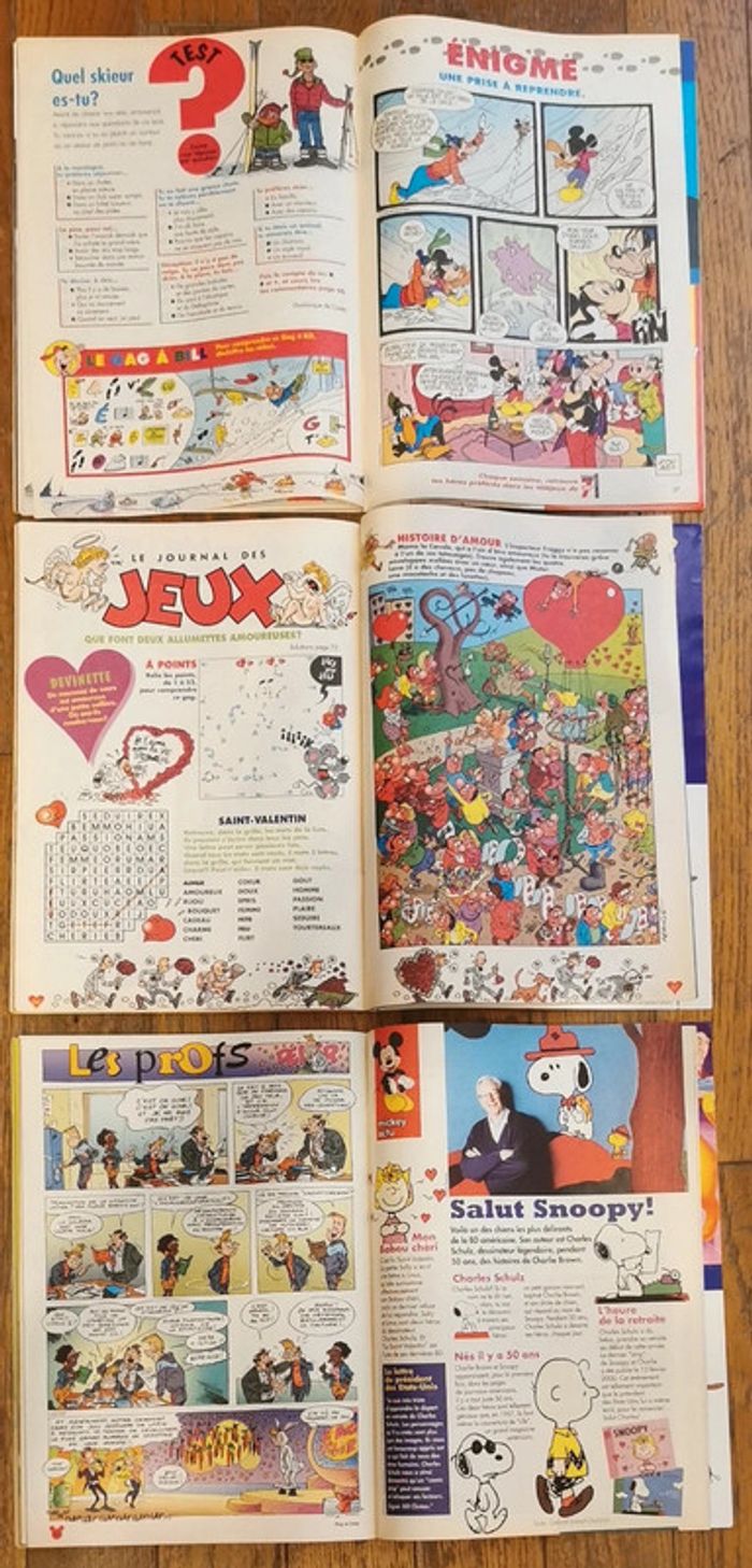 Lot 3 journaux mickey Toy story 2 avec poster 2000 vintage - photo numéro 10