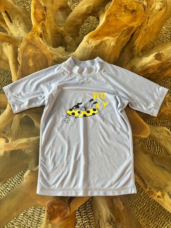 T shirt Roxy bleu clair uv protection