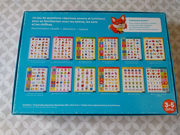 Jeu Électro Lettres & Chiffres Nathan + Stylo – Jeu éducatif - photo numéro 2