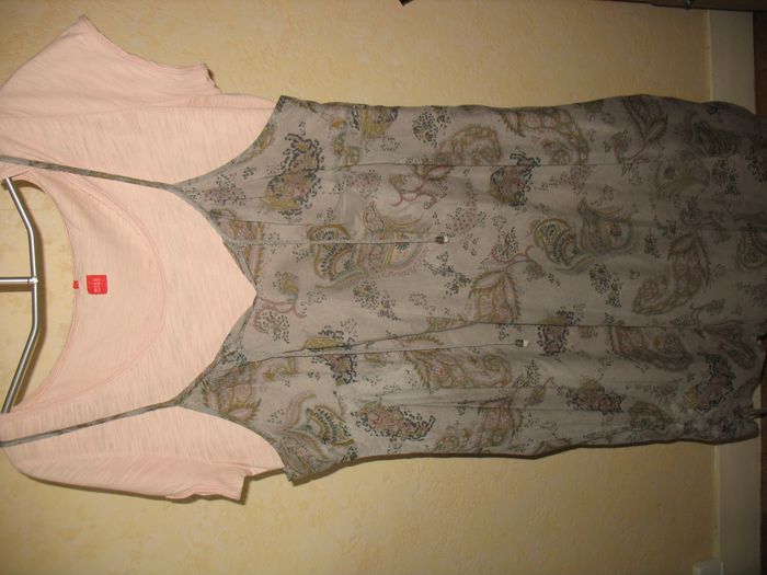 ROBE MC ROSE PALE + SUR ROBE GRISE "MISS CAPTAIN" - TAILLE 42 - n°25