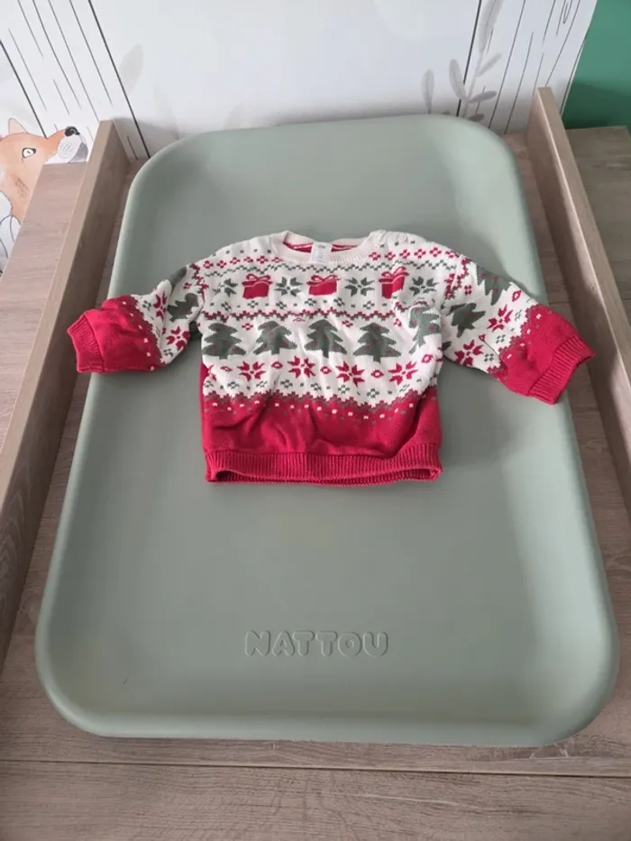 Pull noel 12 mois