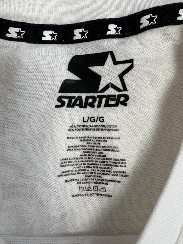 Tee-shirt Starter | Blanc | Taille L - photo numéro 4
