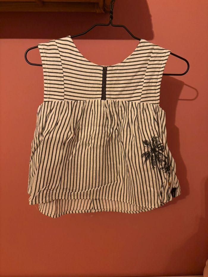 Blouse IKKS lignée palmiers 18M/80