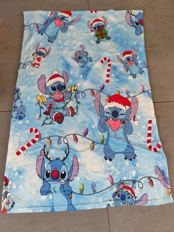 Plaid enfant Stitch Noel 80x120