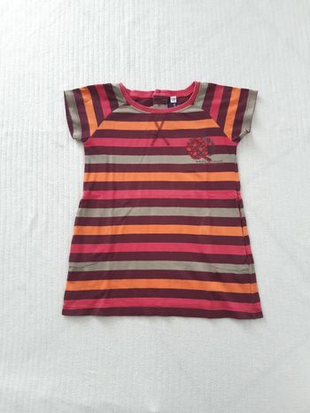 Robe rayée colorée Sergent Major 4 ans