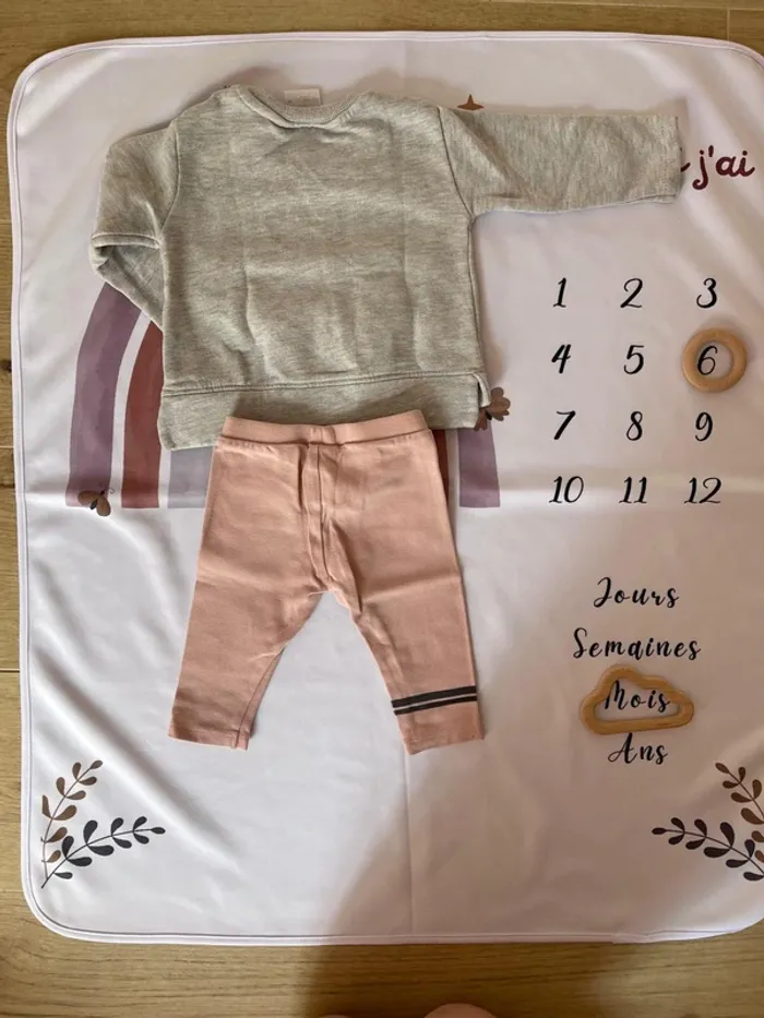 Ensemble bébé fille Zara – Taille 6 mois – Motif Disney - photo numéro 2