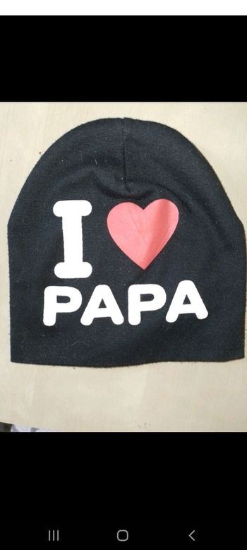 Bonnet I Love papa